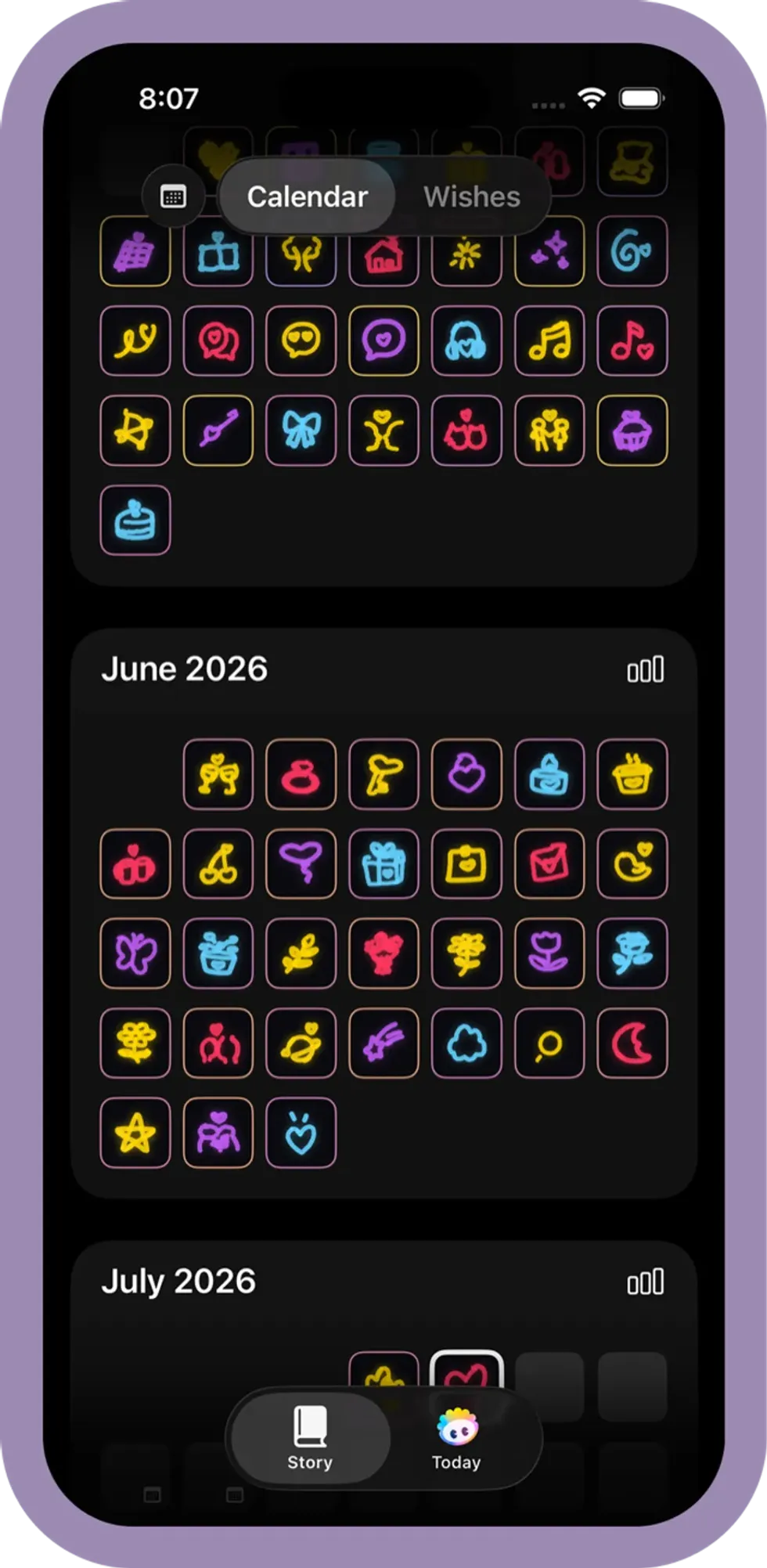 Phorb widgets and shared story